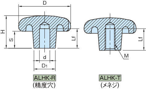 ALHK 알미늄핸드노브