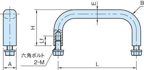 SRH2 스테인레스라운드핸들
