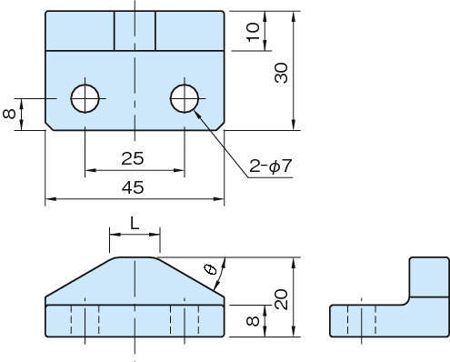 SD-L 스틸제스위치도그(고정형L타입)