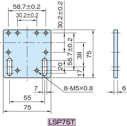 LSP-T 리미트스위치브라켓