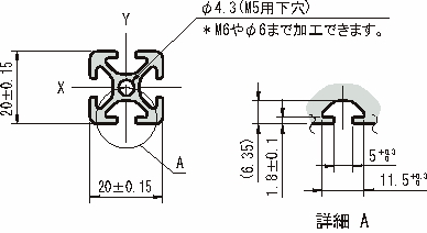 20×20 스트러트프로파일5