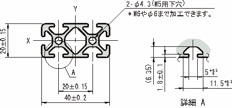 40×20 스트러트프로파일5