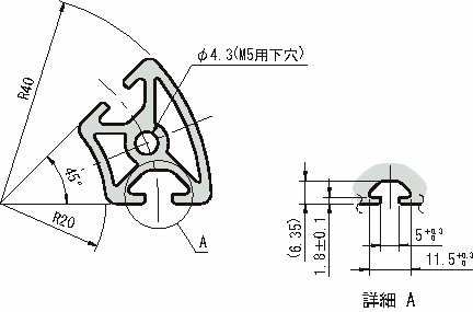 R20/40-45°라운드프로파일5
