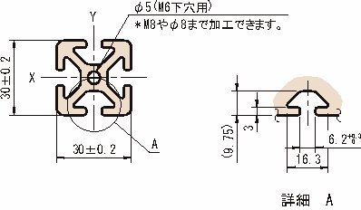 30×30 스트러트프로파일6