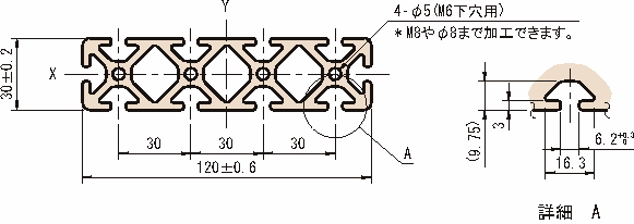 120×30 스트러트프로파일6