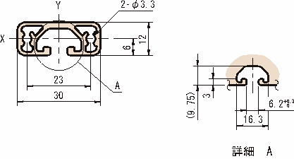 30×12 스트러트프로파일6 경량형