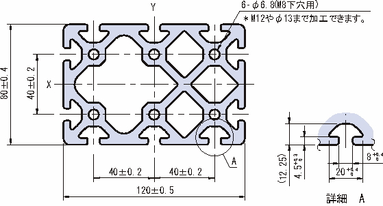 120×80 스트러트프로파일