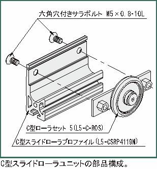 C형슬라이드롤러유니트5