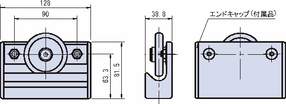 C형슬라이드롤러유니트