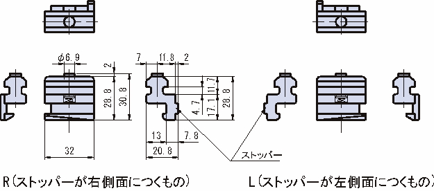 슬라이드도어가이드32×18