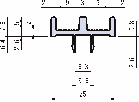 슬라이드도어레일