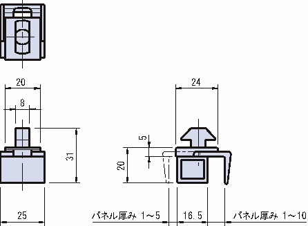 클램프멀티블록PA