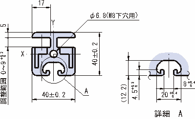클램프프로파일40×40-180°
