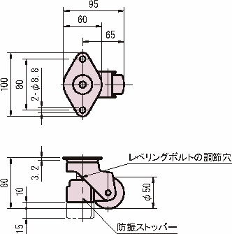 마운트캐스터60
