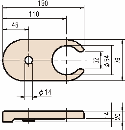 클램핑플레이트80