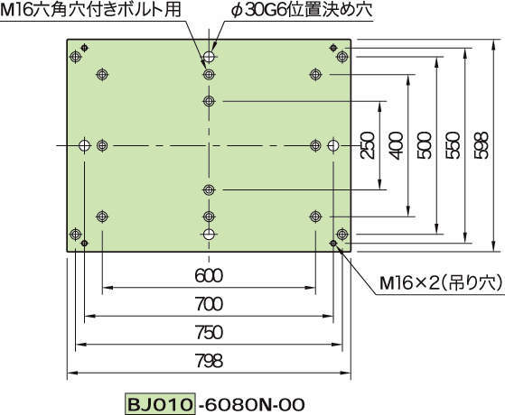 BJ010-N 베이스플레이트(플레인타입)