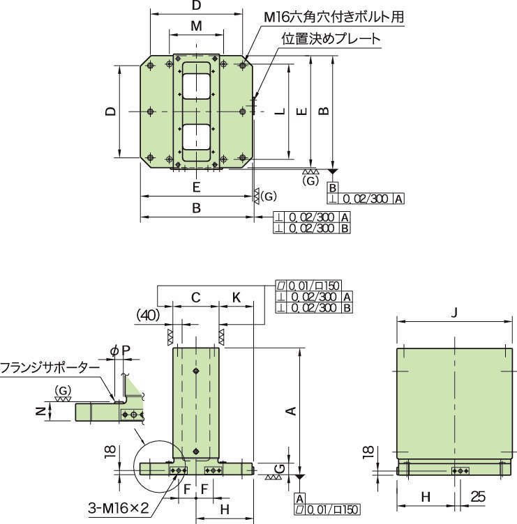 BJ060·BJ061 MC2면블록(서브플레이트타입)