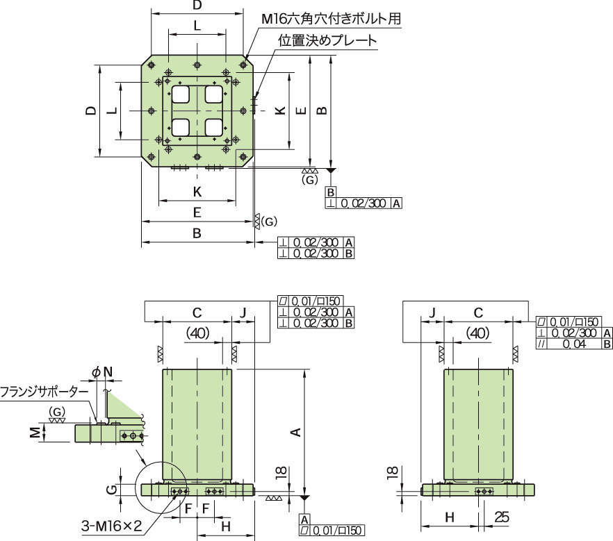 BJ070·BJ071 MC4면블록(서브플레이트타입)