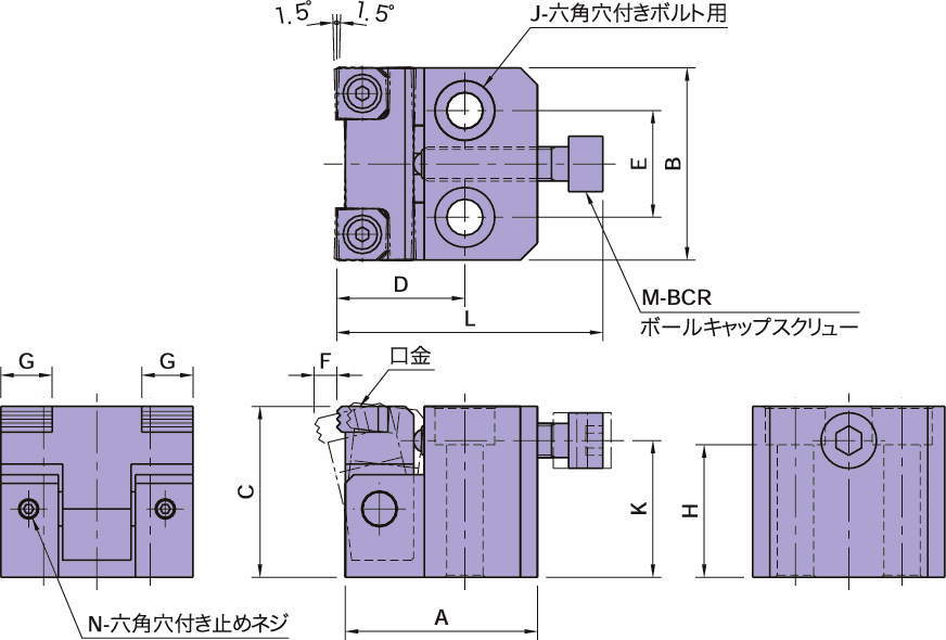 CP102 와이드죠사이드클램프