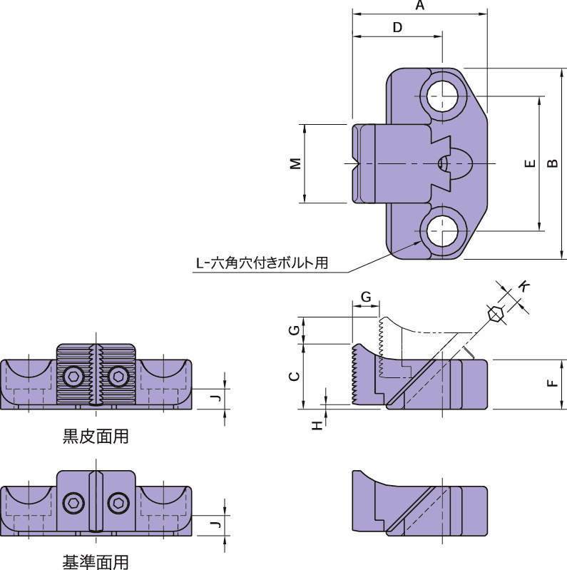 CP105 사이드클램프