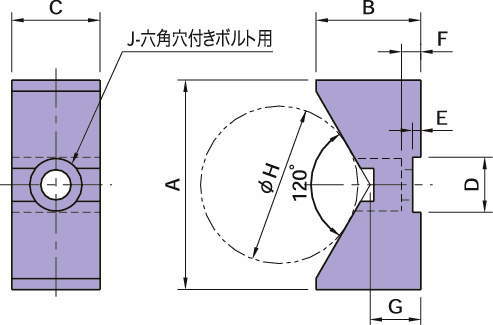 CP112 클램프포스트용V패드