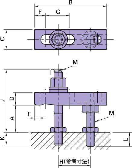 BJ156-A 슬롯스트랩세트(A타입)