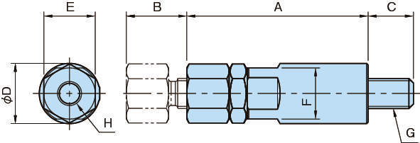 BJ333 스크류잭(슬림타입)