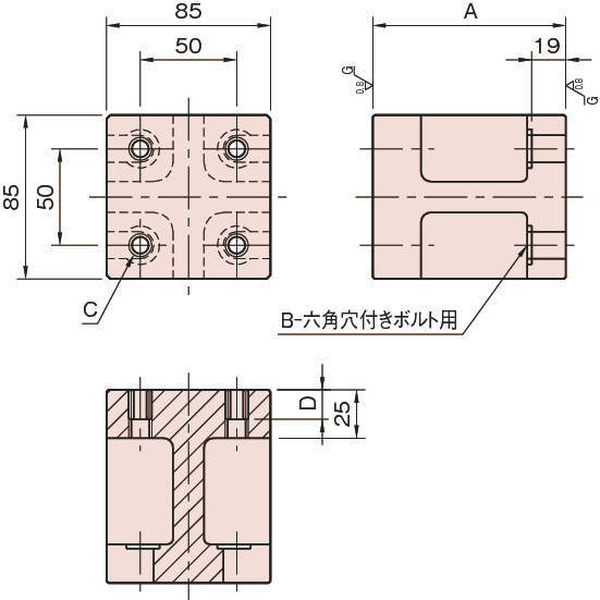 BJ633 하이트스페이서H형