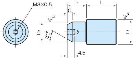 5 작은머리스트레이트핀