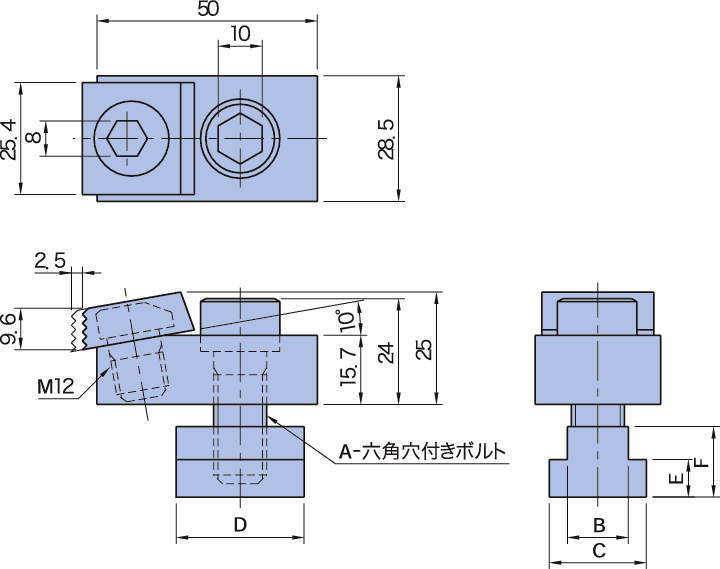 MBTC T슬롯토우클램프