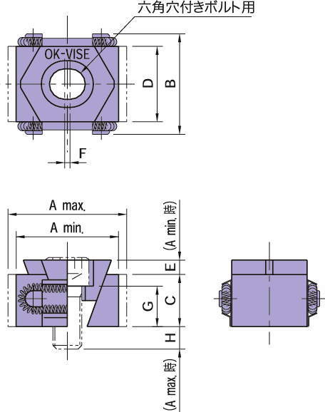 BK2-VT-SS OK바이스(싱글타입, SUS제)