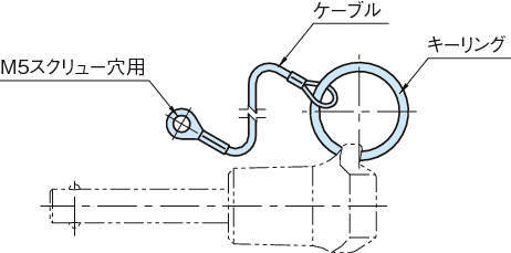 BLP-C·BLP-R 볼록핀용케이블, 볼록핀용키링