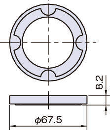 어저스터패드러버그립60