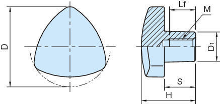TK-SUS 쓰리로브노브(SUS제)
