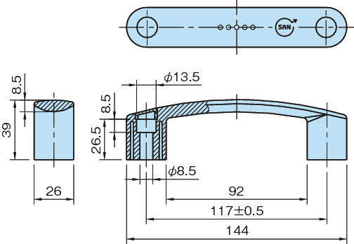 EAG-SA 에르고아치그립(항균사양)