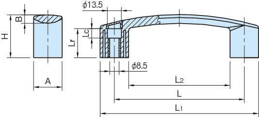 EAG-CF 에르고아치그립(플렉시블타입)