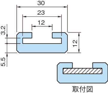 CRC K형가이드레일