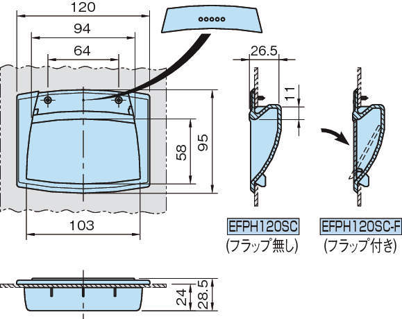 EFPH-SC 에르고풀핸들