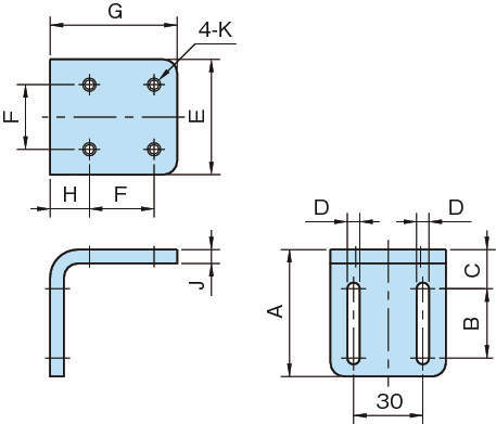 QLSN-B 취부브라켓