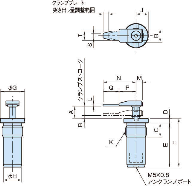 AMHK-S 에어후크클램프(스프링클램프타입)