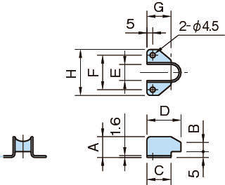 AMHK-BK 회전방지브라켓