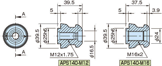APS140-M 클램프핀