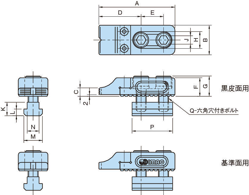 BJ201-T 어저스트 토우스토퍼(T홈타입)
