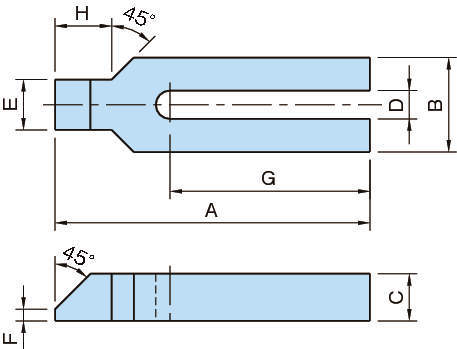 BJ164 스트랩 포크형