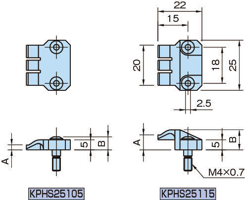 KPHS 홀드다운스토퍼(싱글타입)