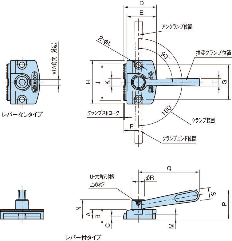 QLSCL 박형캠사이드클램프