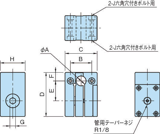 QSCA 퀵샤프트클램프(에어조작)