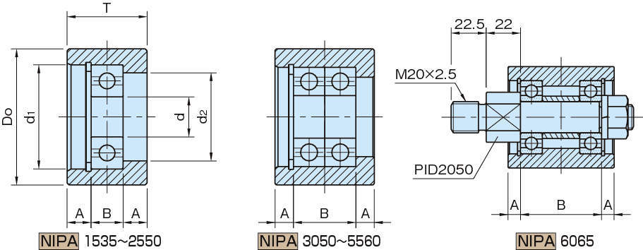 NIPA 풀리아이들러(알미늄제)