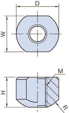 TCDNUT 토글클램프 전용너트