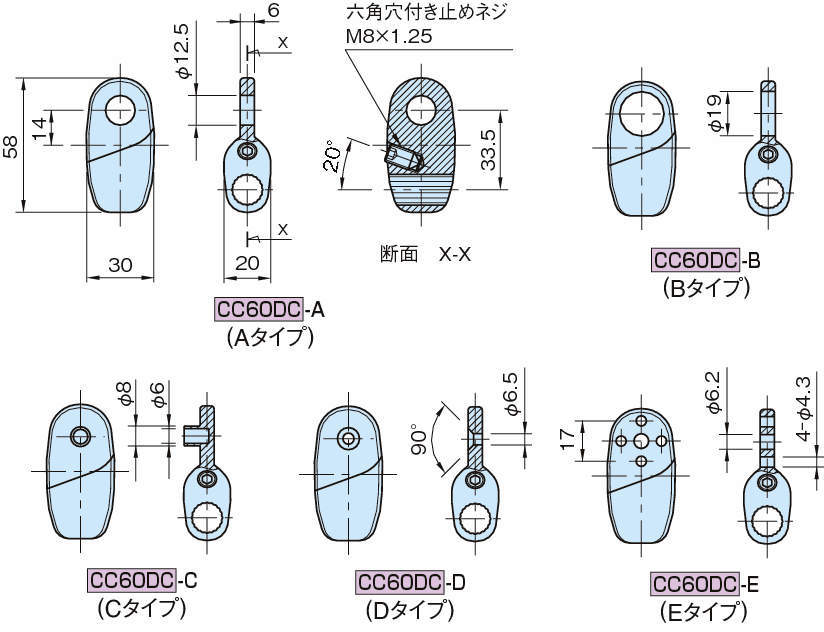 CC60 콘넥팅클램프